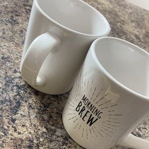 “Morning Brew” coffee mugs